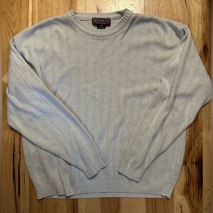 Prosperity brand, 100% cotton Men’s Sweater made in Canada Gray Medium